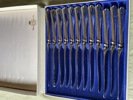 12 stk kniver sølv