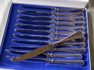 12 stk kniver sølv