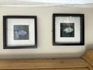 2 stk bilder porselen