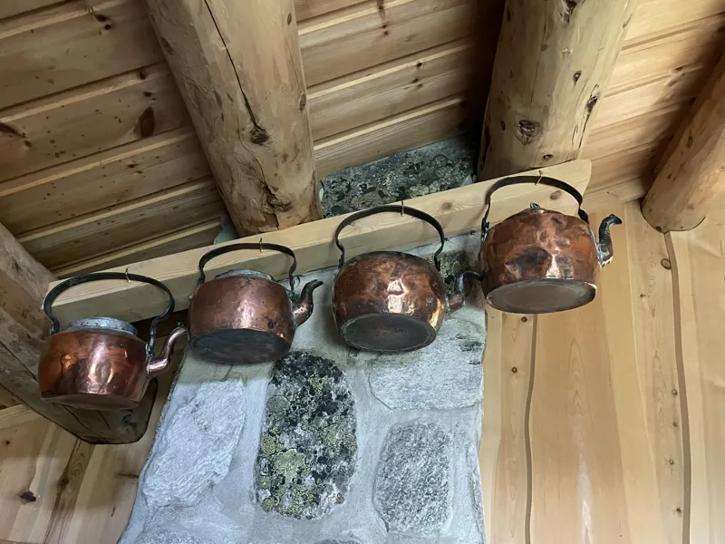 4 stk kobberkjeler