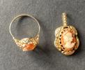 Ring og anheng 14k