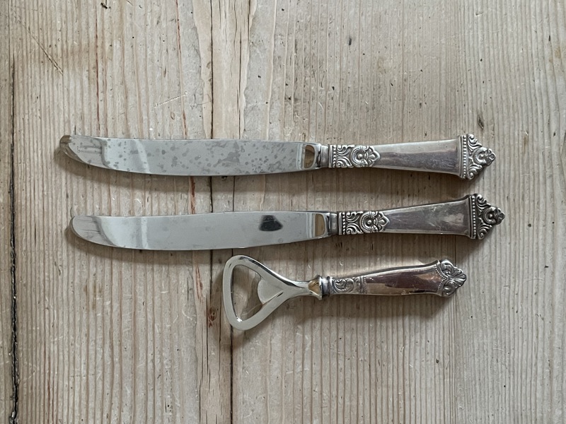 2 stk kniver opptrekker