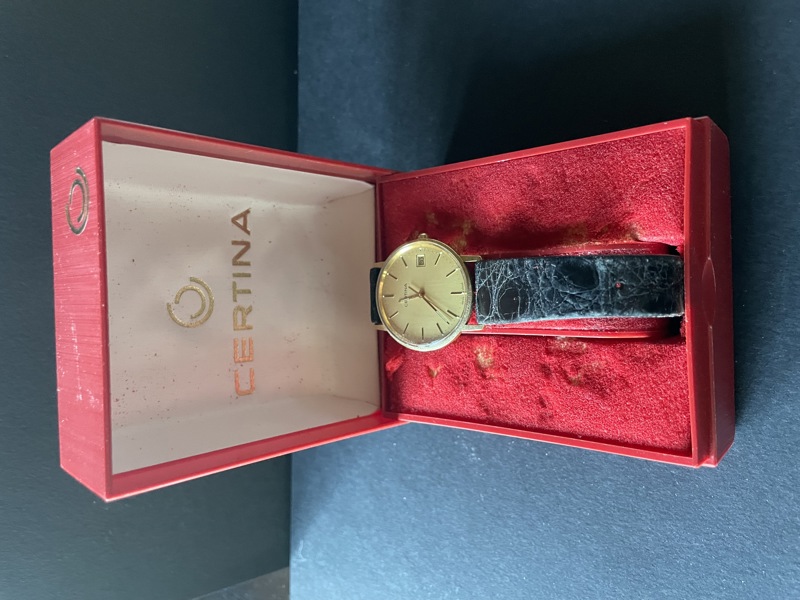 Certina armbåndsur gull